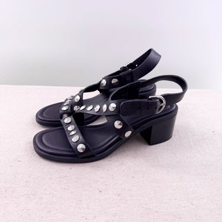Rag & Bone block heel studded leather sandals, 38