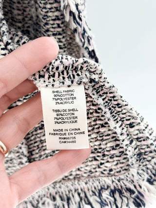 Rebecca Taylor thin tweed open blazer, 4