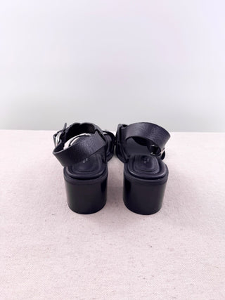 Rag & Bone block heel studded leather sandals, 38