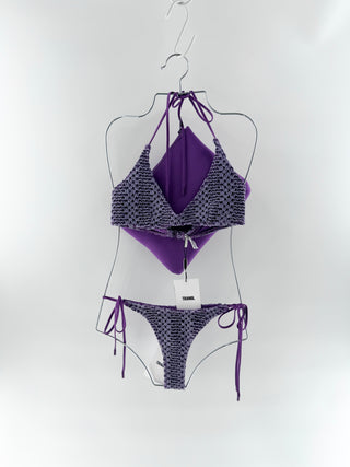 Triangl crochet bikini set, S