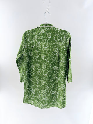 Julia Amory pajama sleepshirt short cotton, XS
