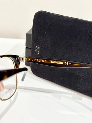 NWT Celine CL 41307 E94 Havana Frame Optical Frames Square Eyeglass