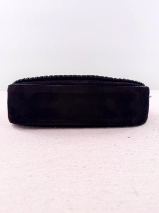Salvatore Ferragamo East-West Suede and Leather Shoulder Bag