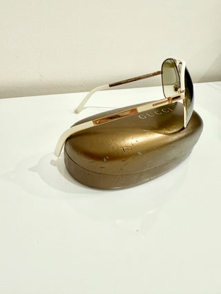 Gucci Green Dark Lense Sunglasses GG 1827/S
