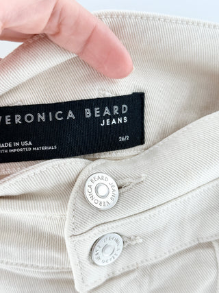 Veronica Beard high waist jean shorts, 26/2