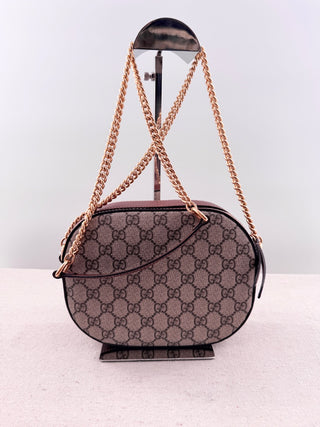 Gucci GG supreme monogram mini chain shoulder bag