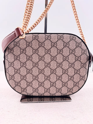 Gucci GG supreme monogram mini chain shoulder bag