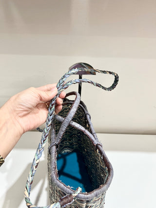 Apraya Handmade Straw Multicolor Bag