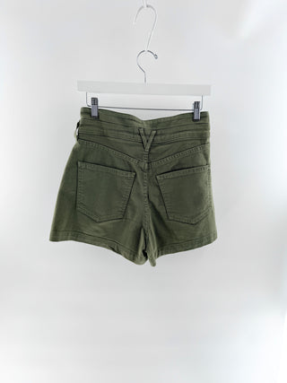 Veronica Beard high waist jean shorts, 26/2