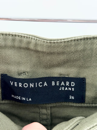 Veronica Beard high waist jean shorts, 26/2
