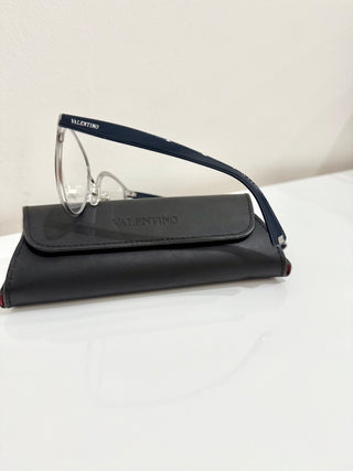 Valentino VA 1004 Navy Blue Full Rim Optical Frames Cat Eye Eyeglass