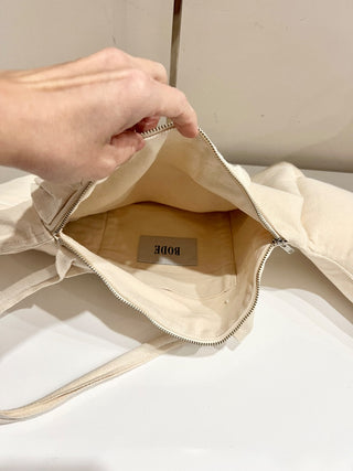 Bode Fish-shaped White Handbag