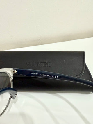 Valentino VA 1004 Navy Blue Full Rim Optical Frames Cat Eye Eyeglass