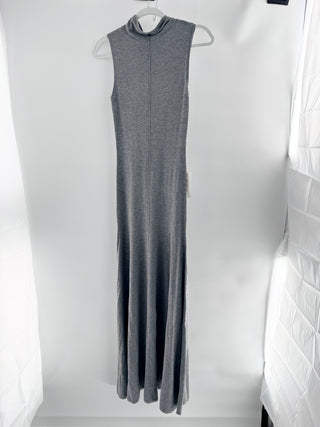 Bardot Astoria knit maxi dress featuring high mock neckline, body-skimming fit, and softly flared hem, 2