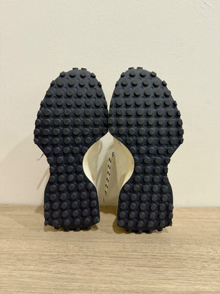 New Balance 327 Suede Leather Low Top Sneakers Moonbeam/White/Navy Womens US 6