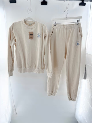 Sporty & Rich matching set sweatshirt and jogger, S