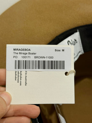 Lack of Color mirage boater hat, M
