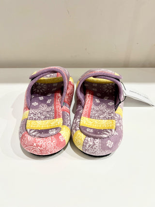 NWT Arizona Love Bandana Print Platform Slide Sandals Multi Women's Size EU 37