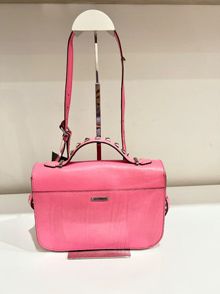 Rebecca Minkoff Pink Handbag w/silver stones on strap
