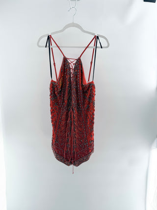 NBD beaded romper, M