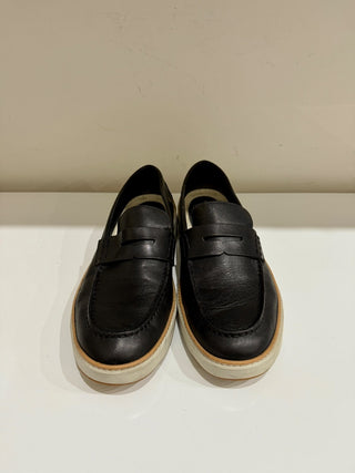 Cole Haan GrandPro Topspin Penny Loafers Shoes Black/White Men's Size 11.5 M