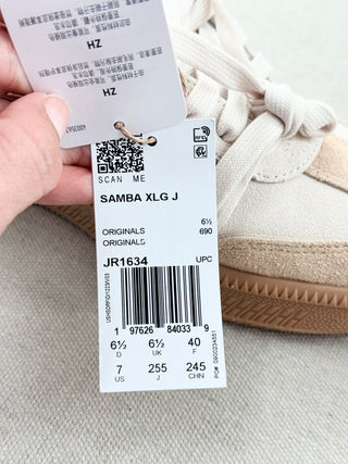 Adidas samba xlg sneakers, 8.5 women