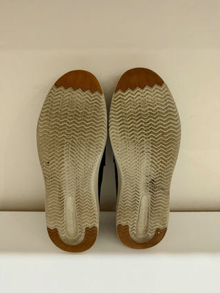 Cole Haan GrandPro Topspin Penny Loafers Shoes Black/White Men's Size 11.5 M