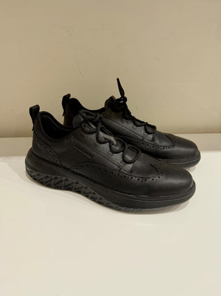 Cole Haan Zerogrand WFA Leather Running Sneakers Black/Black Men's Size 12M