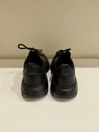 Cole Haan Zerogrand WFA Leather Running Sneakers Black/Black Men's Size 12M