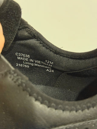 Cole Haan Zerogrand WFA Leather Running Sneakers Black/Black Men's Size 12M