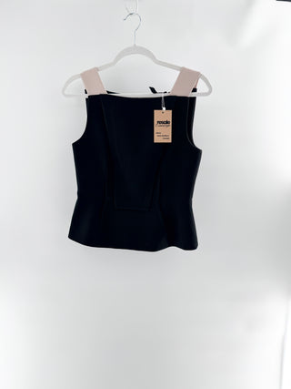 BCBG Max azria tailored colorblock sleeveless top, S
