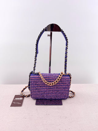 Chanel tweed wallet on chain Chanel 19 bag
