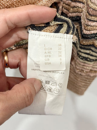 Missoni pattern sweater with metallic thread, 2