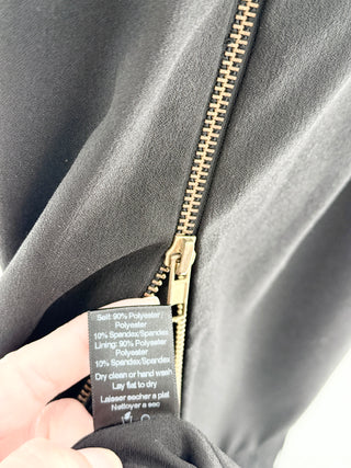 Dress the population sleeveless thread detail midi dress, M
