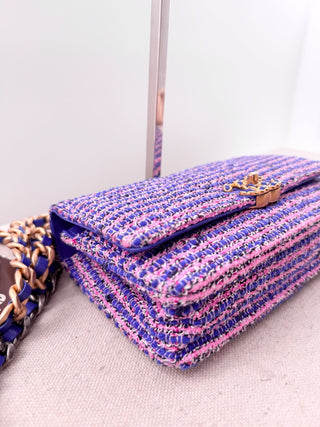Chanel tweed wallet on chain Chanel 19 bag