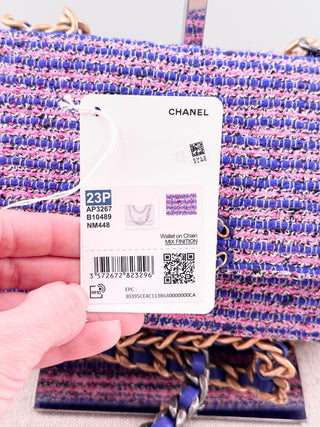 Chanel tweed wallet on chain Chanel 19 bag