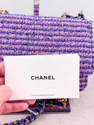 Chanel tweed wallet on chain Chanel 19 bag
