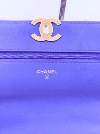 Chanel tweed wallet on chain Chanel 19 bag