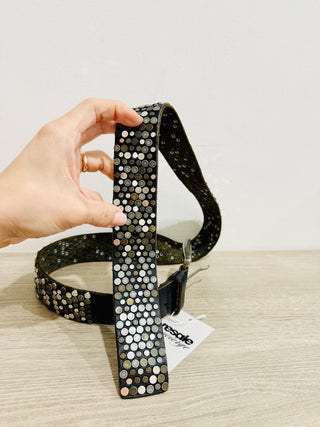 Zadig & Voltaire studded leather belt, M