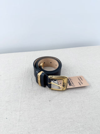 Streets ahead leather wester inspired belt, XS