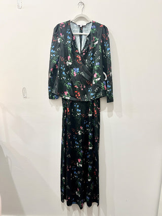 Carolina Herrera floral print matching set blouse and pants, 4