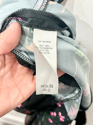 Carolina Herrera floral print matching set blouse and pants, 4