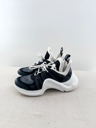 Louis Vuitton LV archlight sneakers in damier graphite, 39