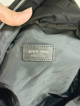 Giorgio Armani nylon large backpack