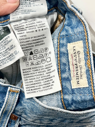 Levi's Short Denim Jeans, 14 inch waist size