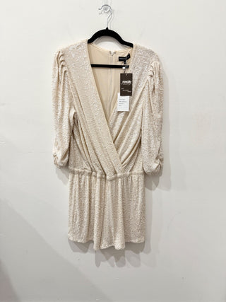 NWT Generation Love Allegra Sequin V-Neck Short Romper Shell Women's Size XL