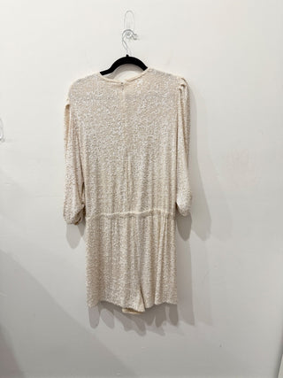 NWT Generation Love Allegra Sequin V-Neck Short Romper Shell Women's Size XL