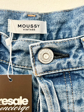Moussy Vintage Blue Denim Skinny Jeans, 26