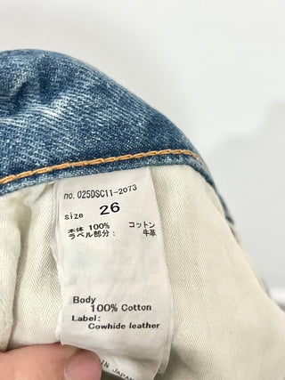 Moussy Vintage Blue Denim Skinny Jeans, 26