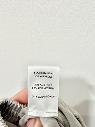 Leset wide leg satin cargo pants, M